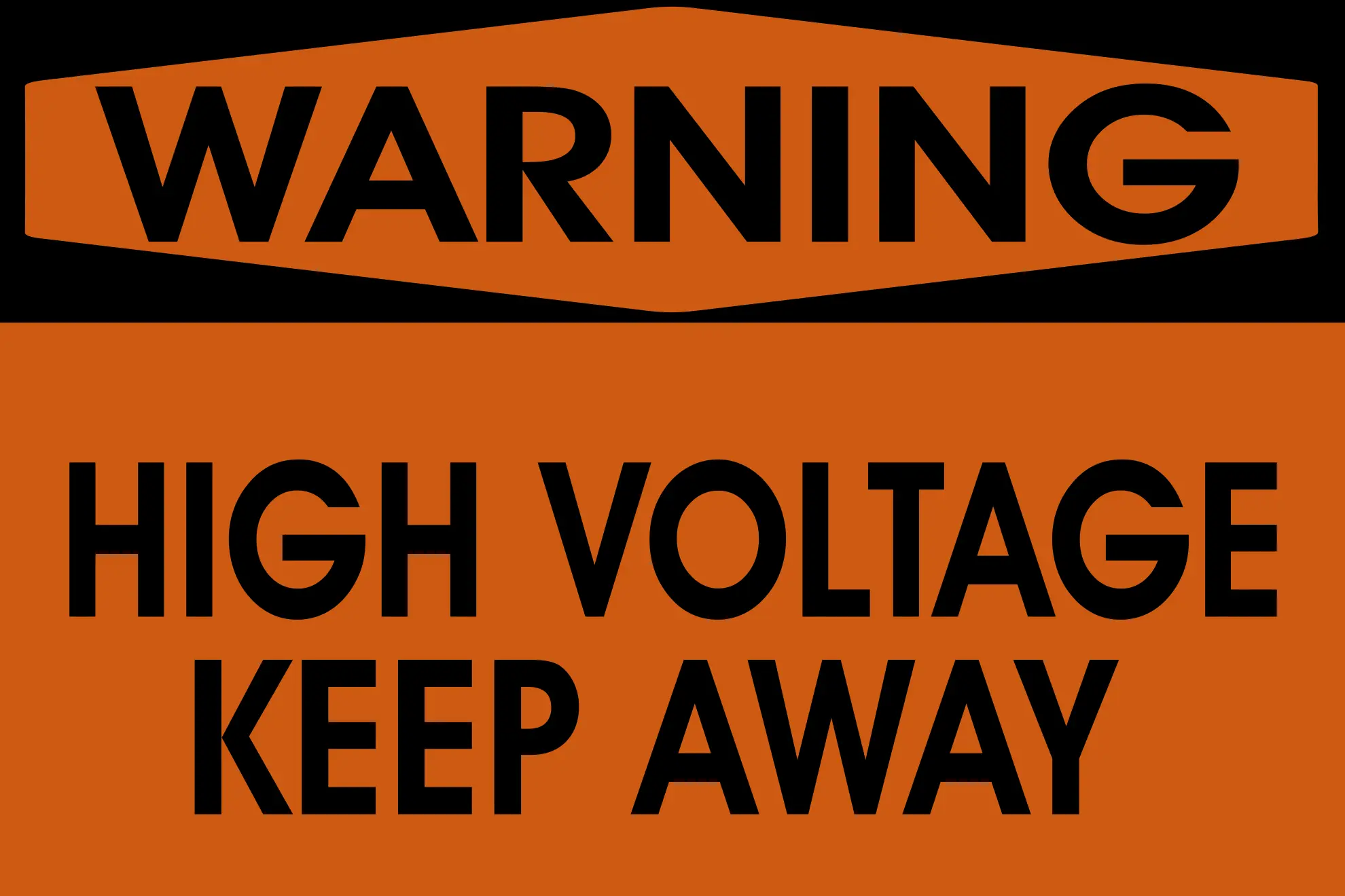 Warning Sign  HSG002