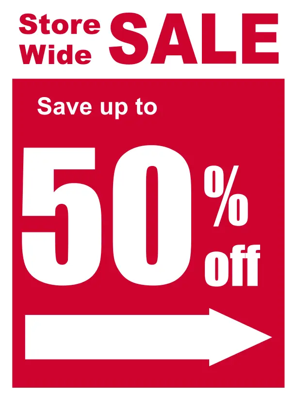 Store Wide Sale Sandwich Board