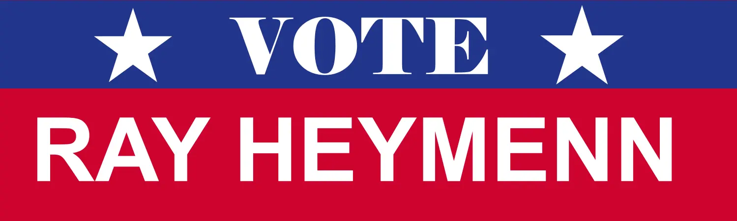 Campaign Bumper Sticker with Stars