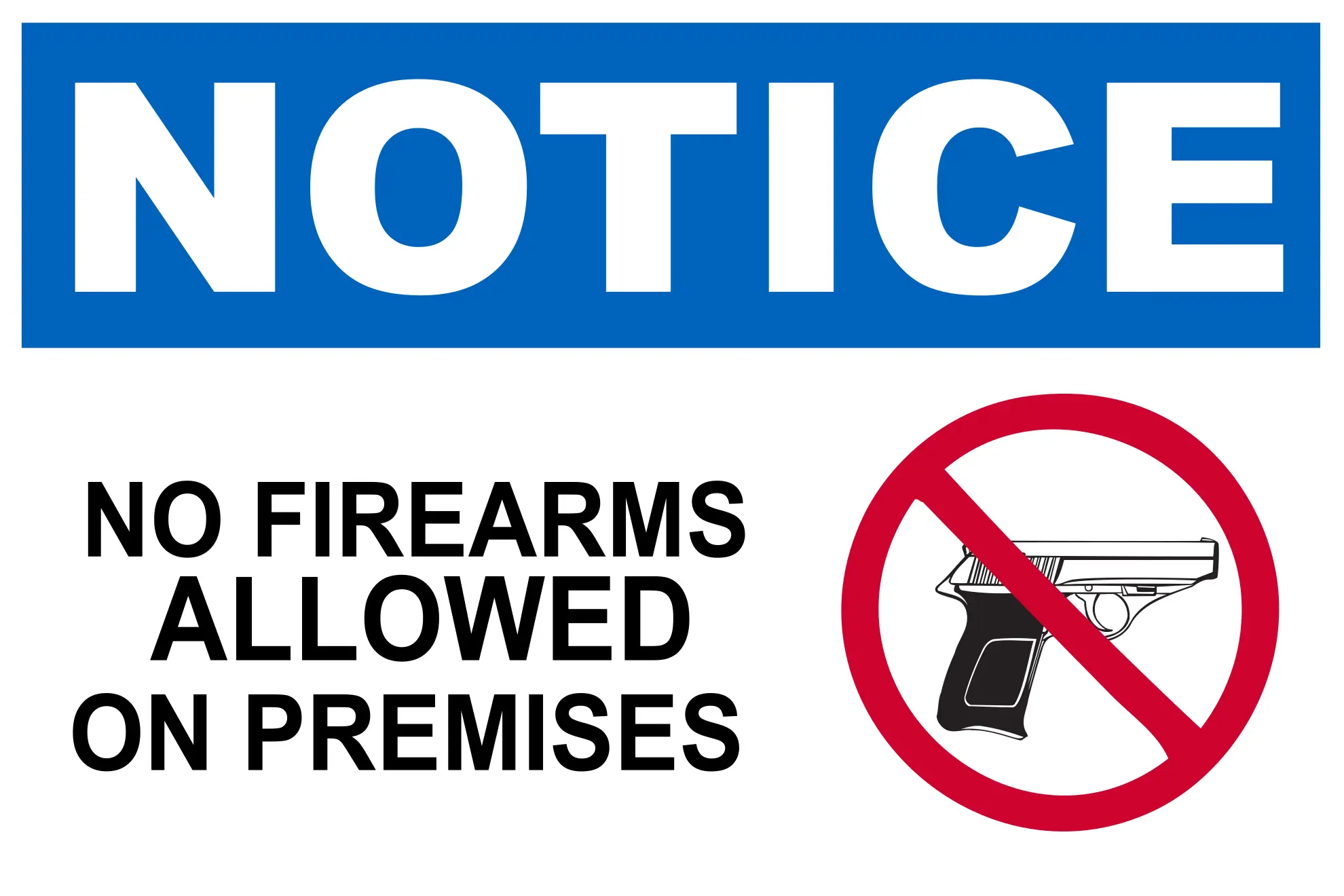 Notice Aluminum Signs Notice Aluminum Signs