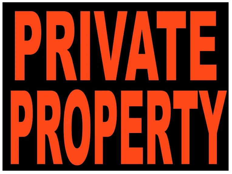 Private Property